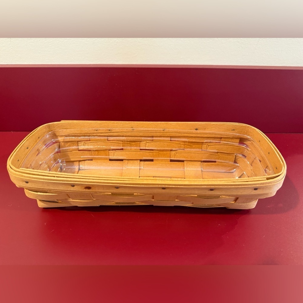 Longaberger ‘99 Oblong Rectangle 11” L Bread/cracker Basket